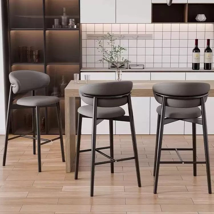 Gray High chair bar stool (Instant pick up)
