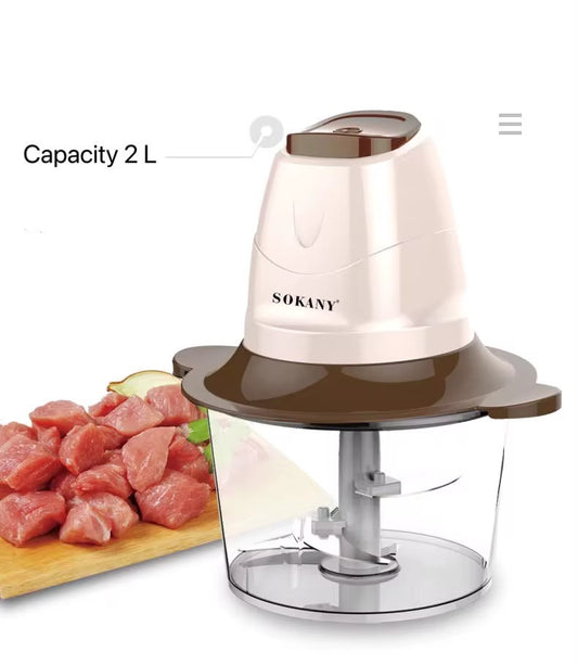 SOKANY ELECTRIC MINI WONDER CHOPPER (instant pick up)