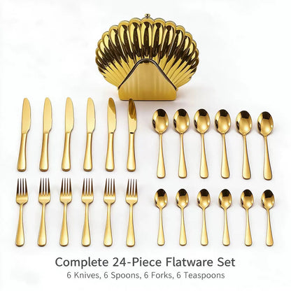 SHELL SHAPED CUTLERY SET