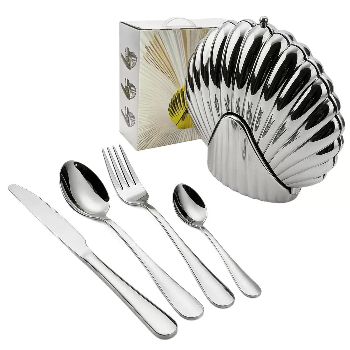 SHELL SHAPED CUTLERY SET