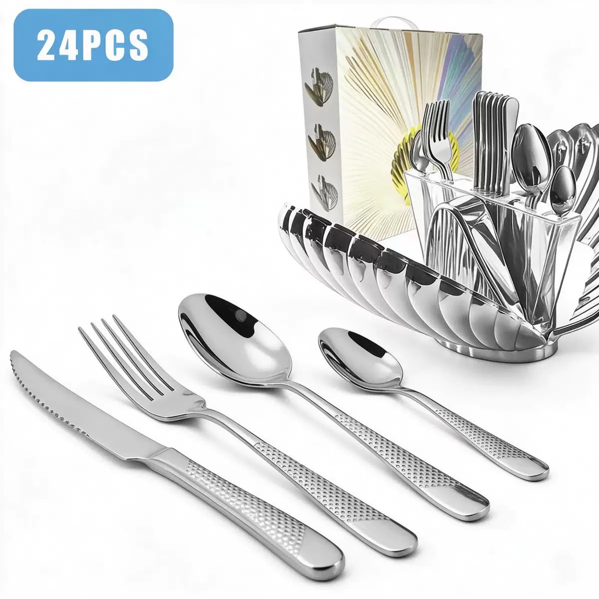 SHELL SHAPED CUTLERY SET