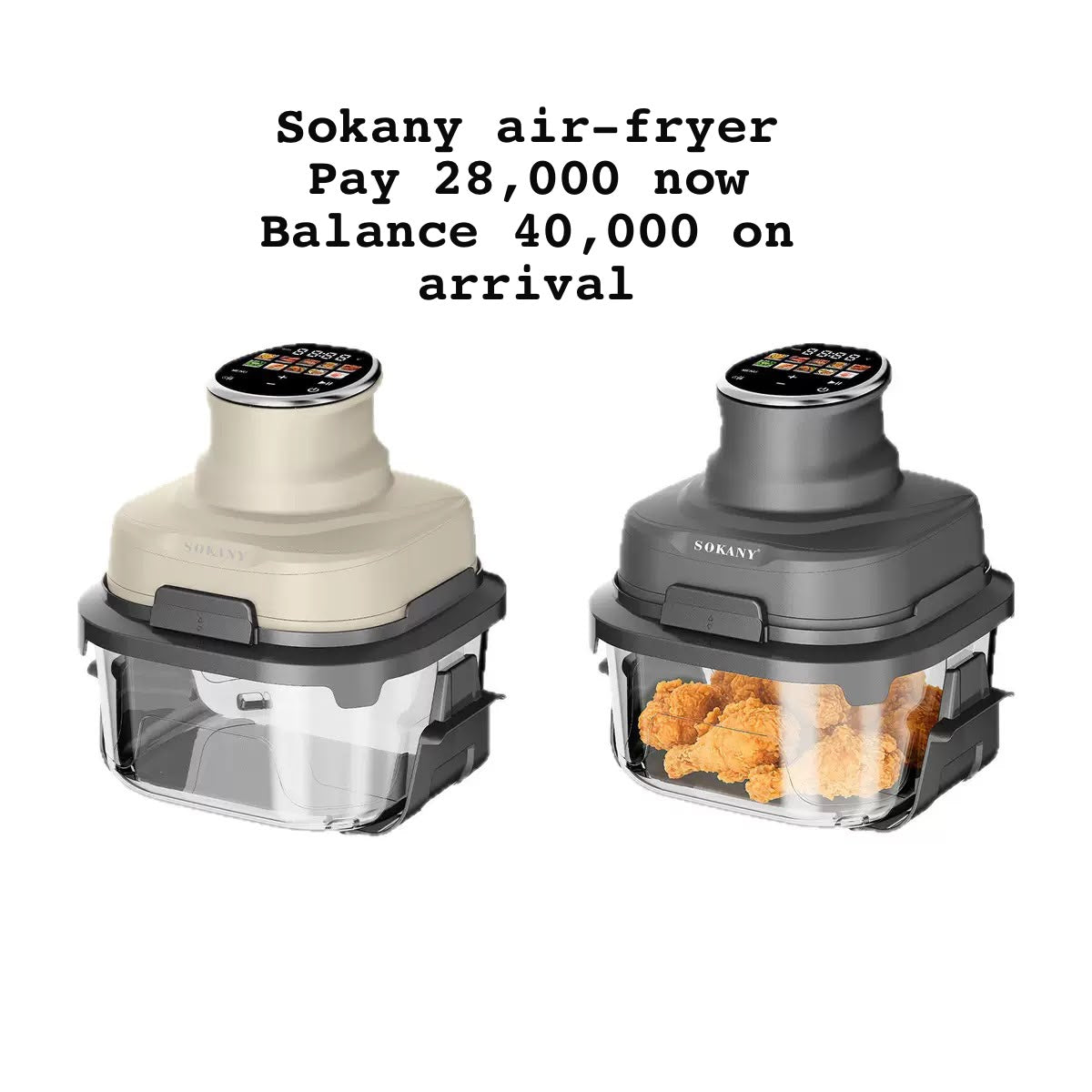 6L Sokany Airfryer